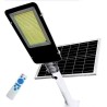 Faro LED Lampione Stradale 200-300-400W Luce Fredda Pannello Solare Staffa Crepuscolare